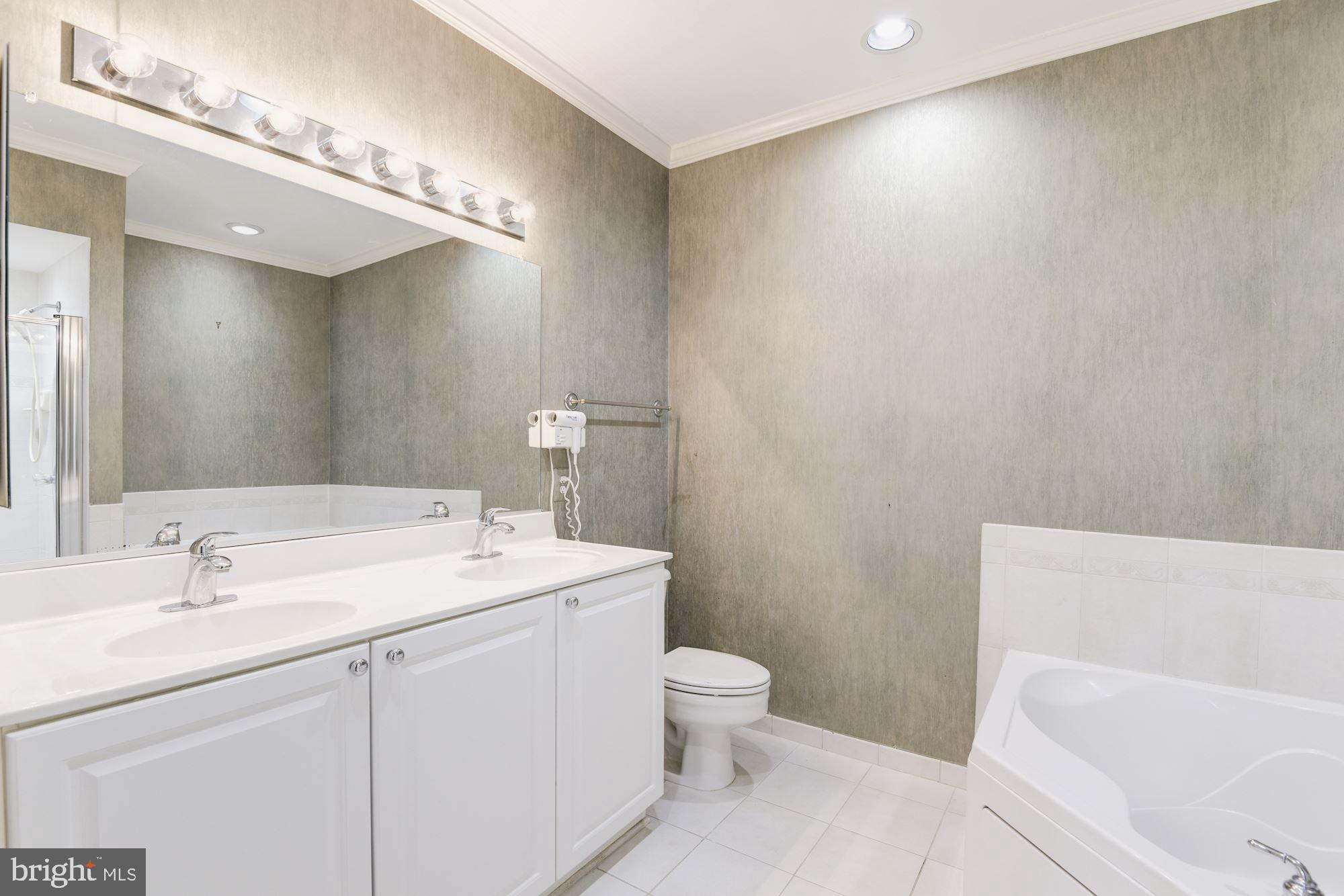 1860 Stratford Park Place, Unit 204 Reston, VA 20190 - Photo 23 of 41 a bathroom with a sink a toilet and a bathtub