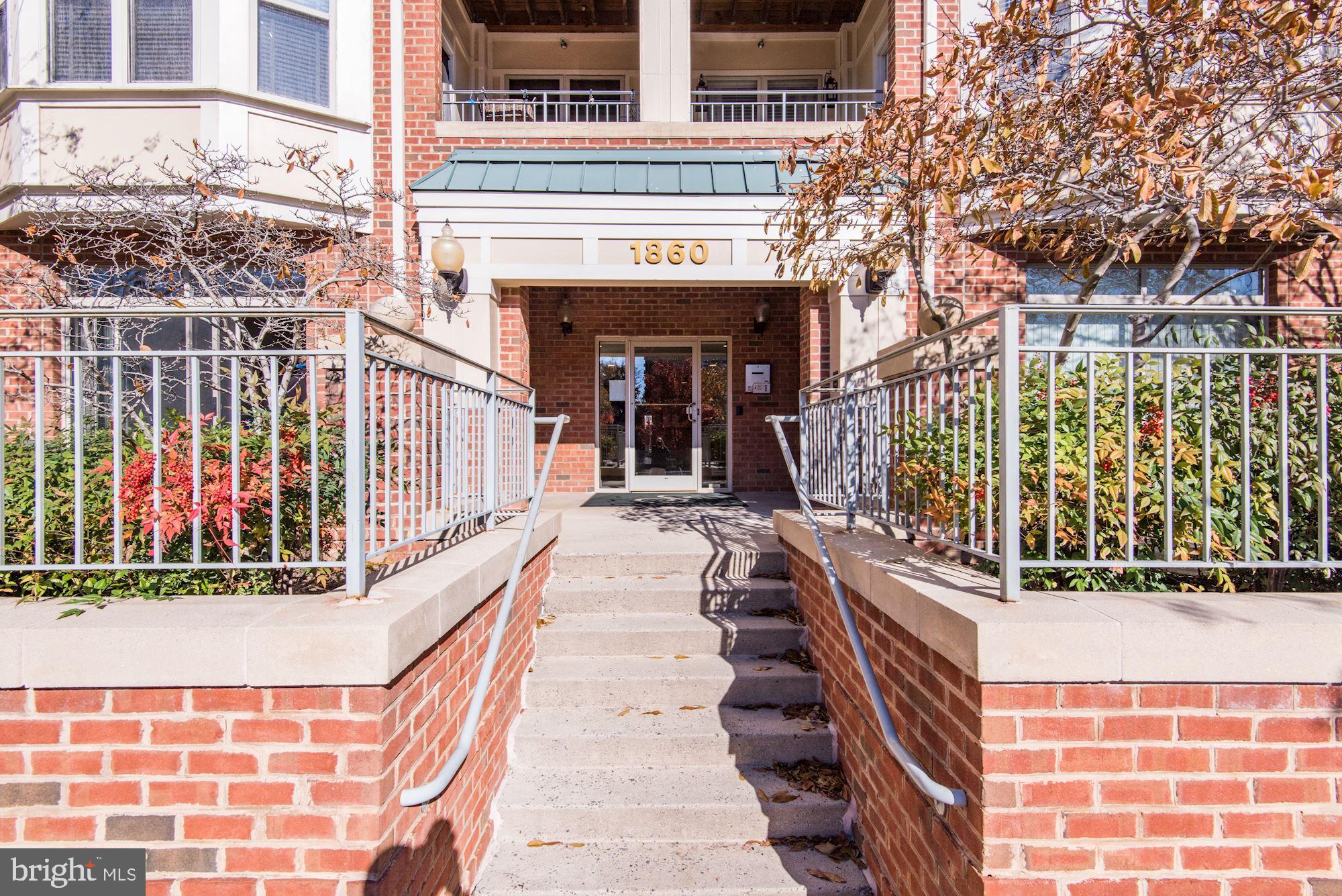 1860 Stratford Park Place, Unit 204 Reston, VA 20190 - Photo 35 of 41 a view of a balcony with iron stairs