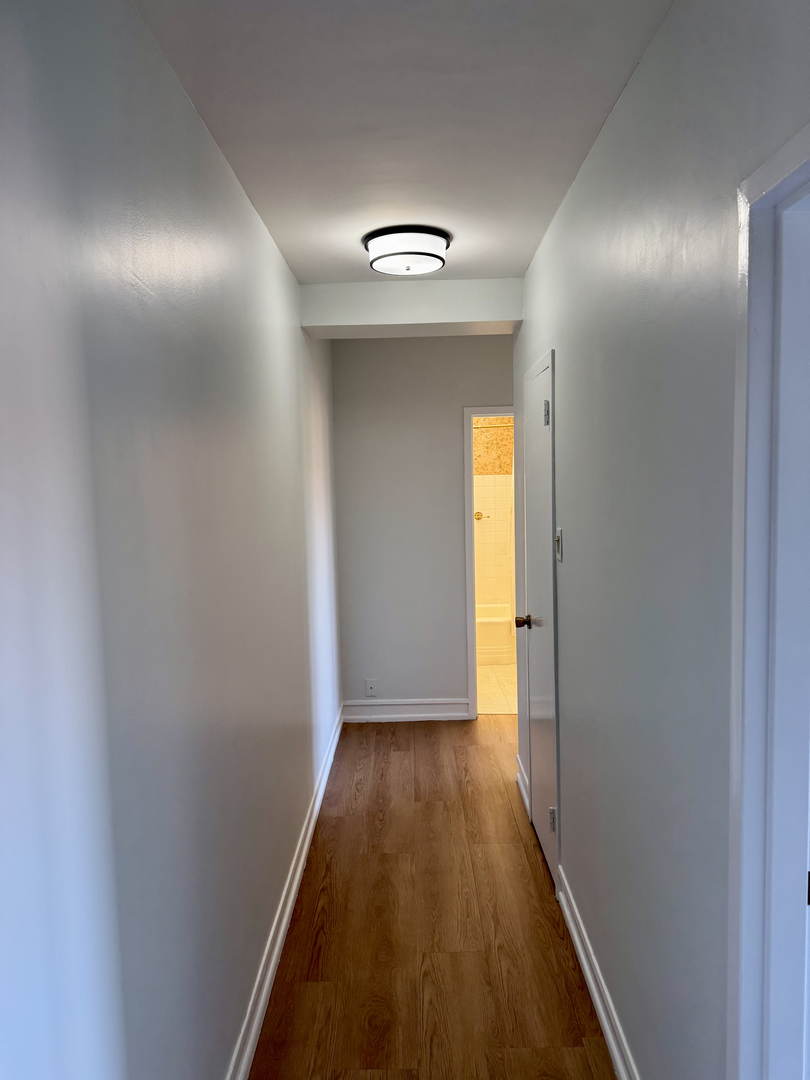 1585 Ridge Avenue, Unit 301 Evanston, IL 60201 - Photo 24 of 29 a view of hallway with wooden floor