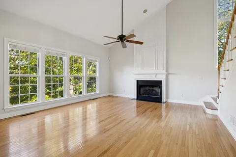a view of wooden floor