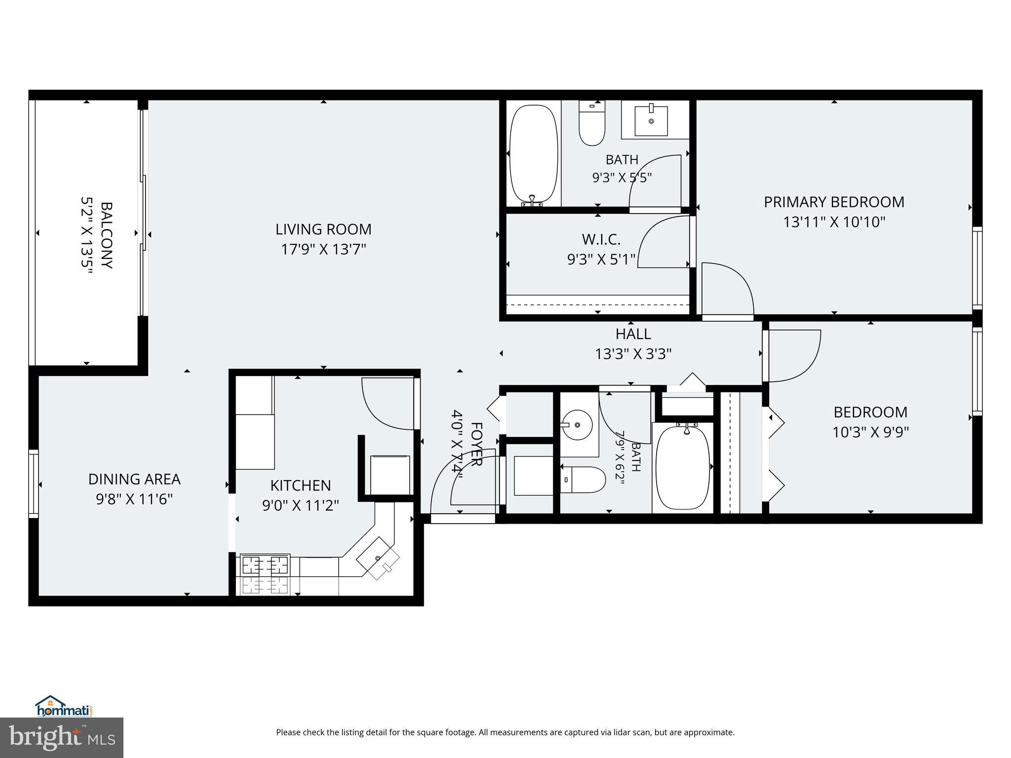 1422 Northgate Square, Unit 12B Reston, VA 20190 - Photo 36 of 36 Floor Plan