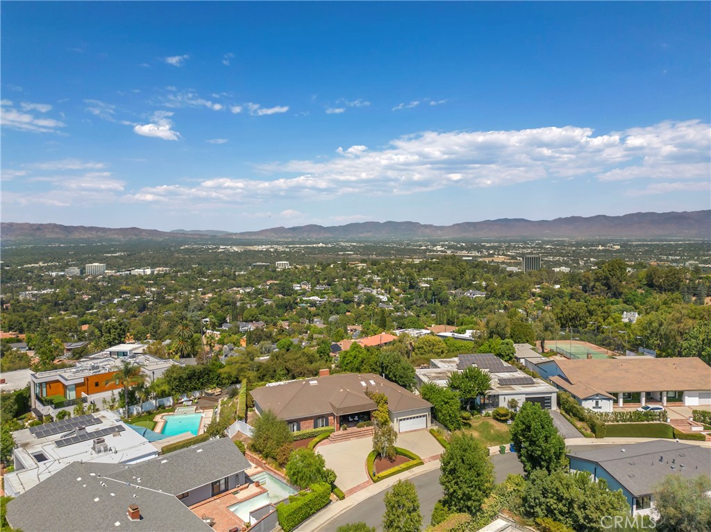 16355 Tudor Drive Encino, CA 91436 - Photo 49 of 51 an aerial view of residential building with outdoor space