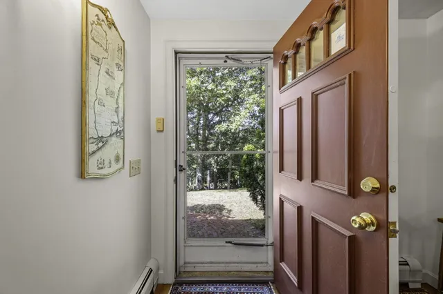 a view of a entryway