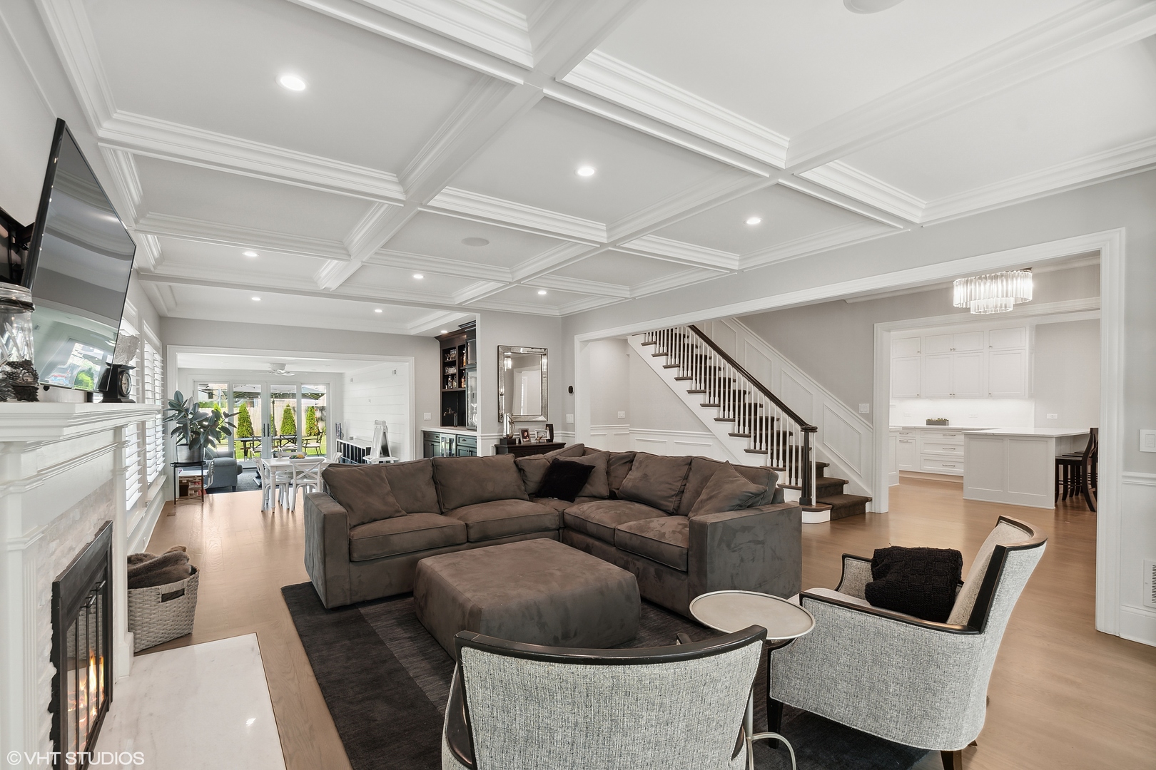 60 Sheridan Road Highland Park, IL 60035 - Photo 11 of 30 a living room with furniture and a fireplace