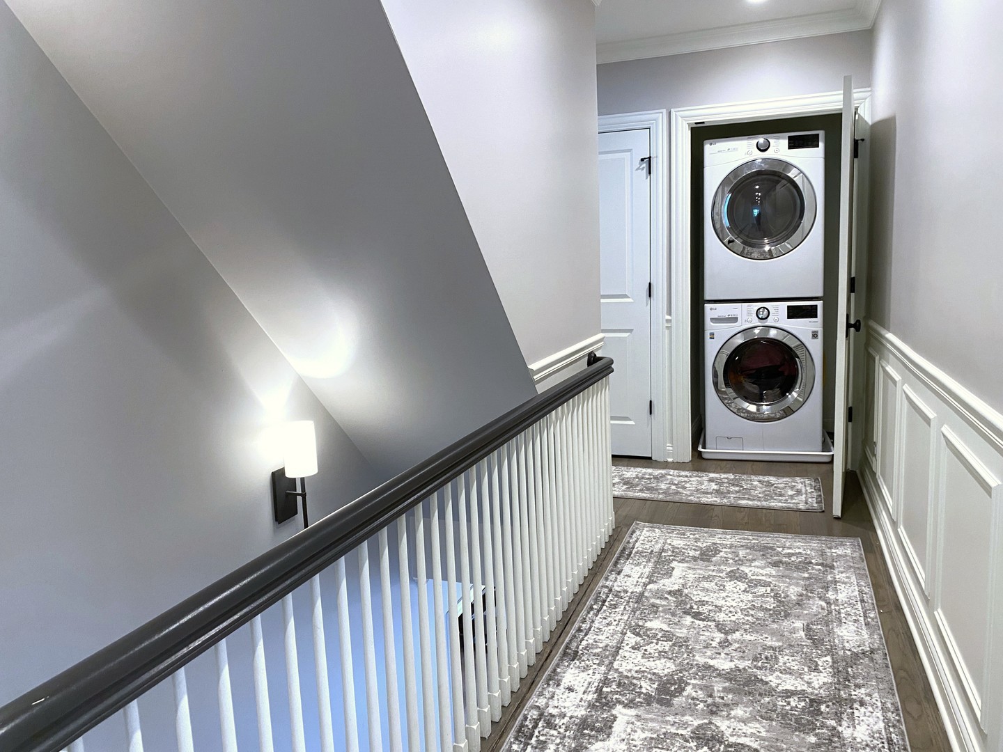 60 Sheridan Road Highland Park, IL 60035 - Photo 25 of 30 a view of a hallway with washer and dryer