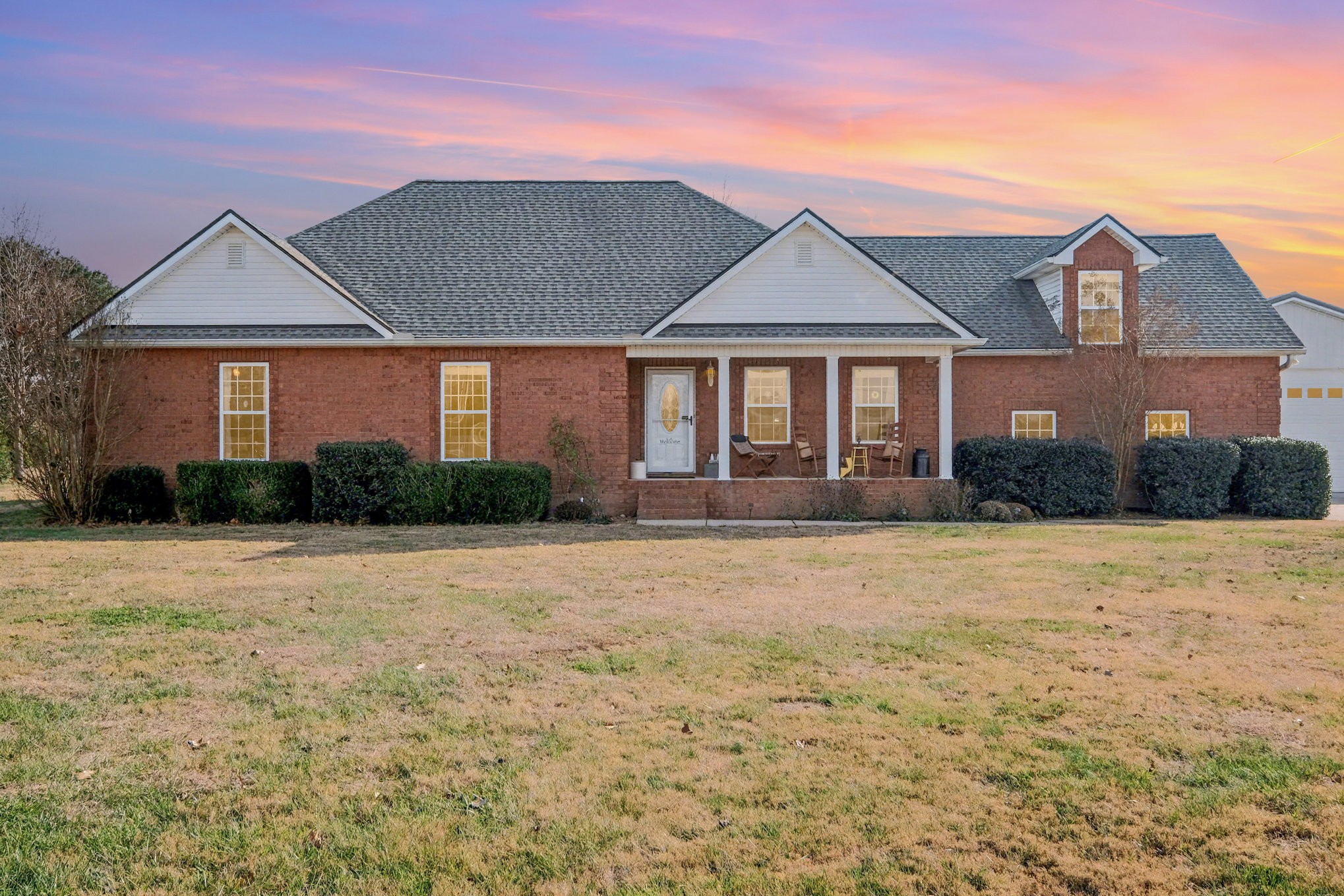 1002 Roland Court Cottontown, TN 37048 - Photo 41 of 41 a front view of a house with a yard and garage