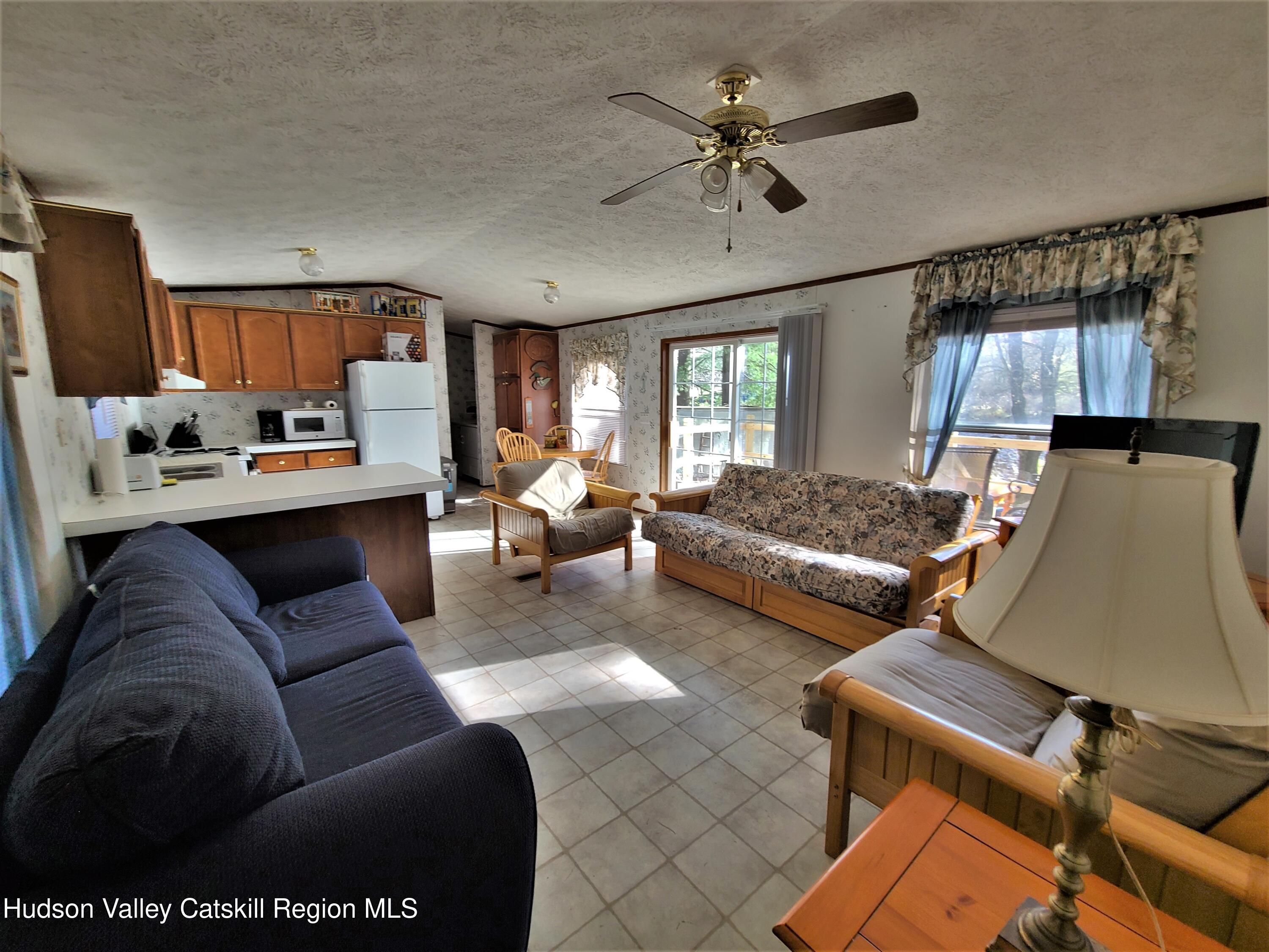 25 George Segar Road Bethel, NY 12783 - Photo 12 of 28 a living room with furniture and a flat screen tv