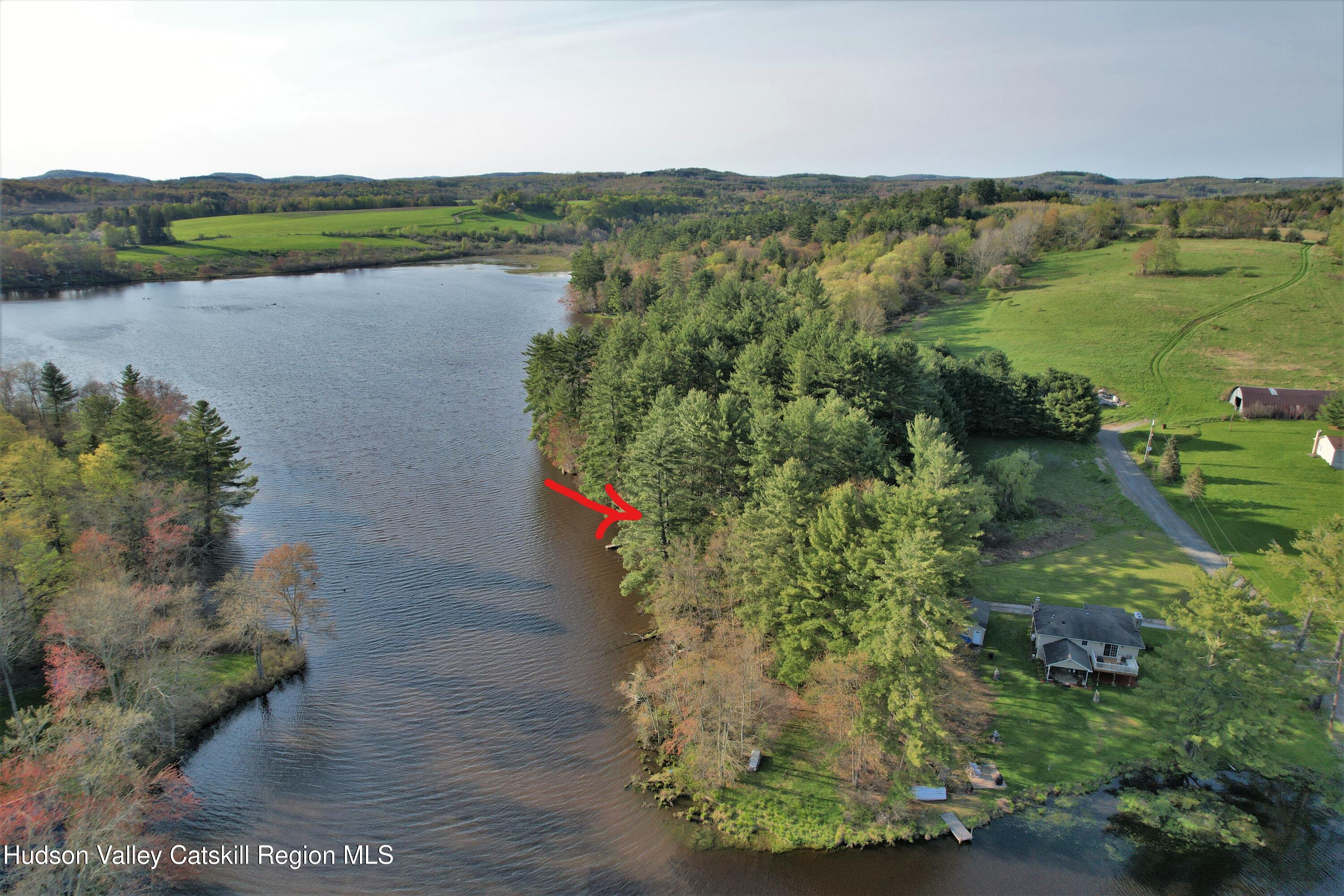 25 George Segar Road Bethel, NY 12783 - Photo 7 of 28 a view of a lake with a mountain in the background