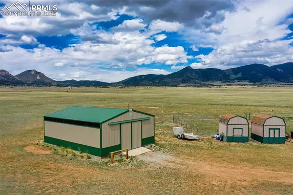 a view of a terrace with a lake view