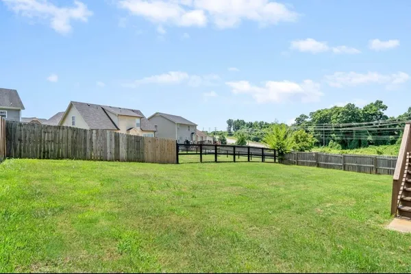 a view of a green field