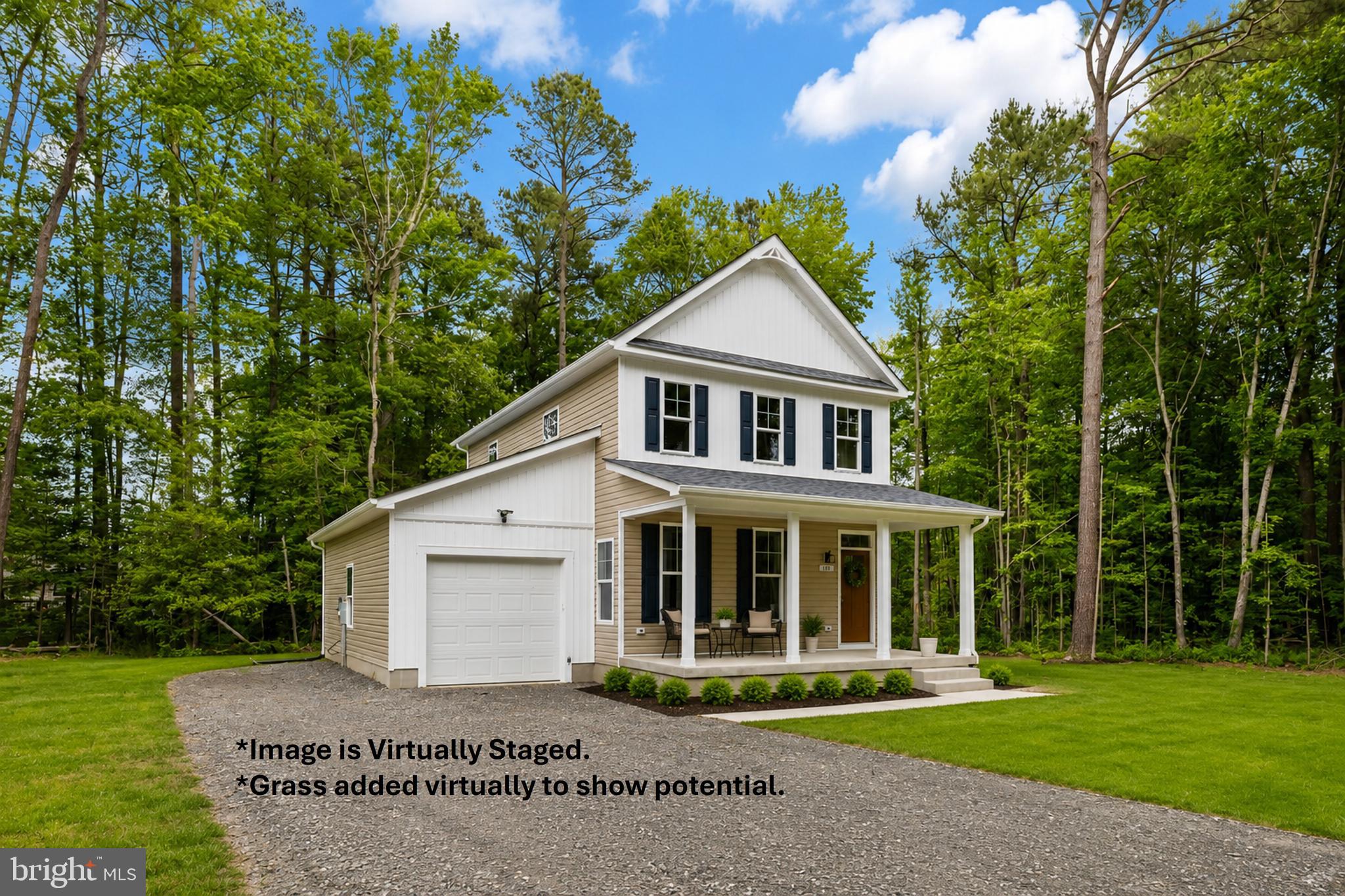 113 Laurel Lane Colonial Beach, VA 22443 - Photo 4 of 44 GRASS & PLANTS ADDED VIRTUALLY TO SHOW POTENTIAL