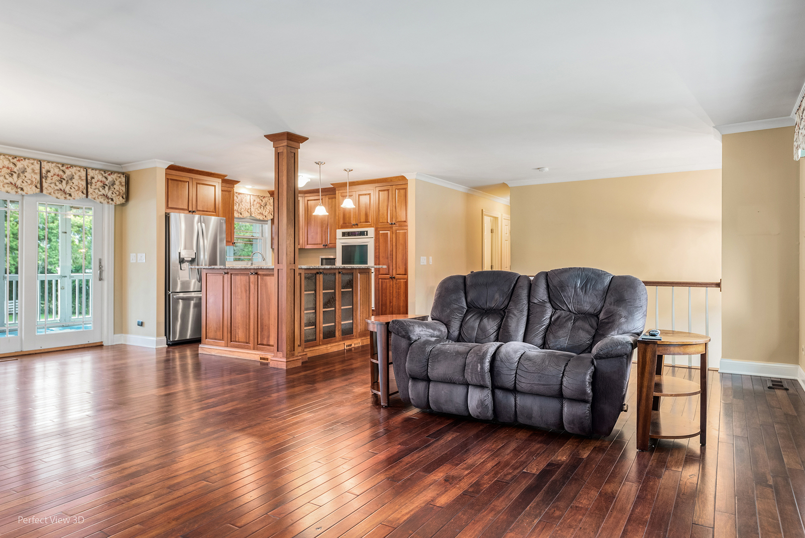 4s070 Rigi Road Naperville, IL 60563 - Photo 8 of 25 a living room with furniture and a wooden floor
