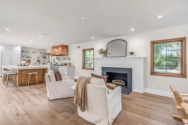 a kitchen with a sink and a window