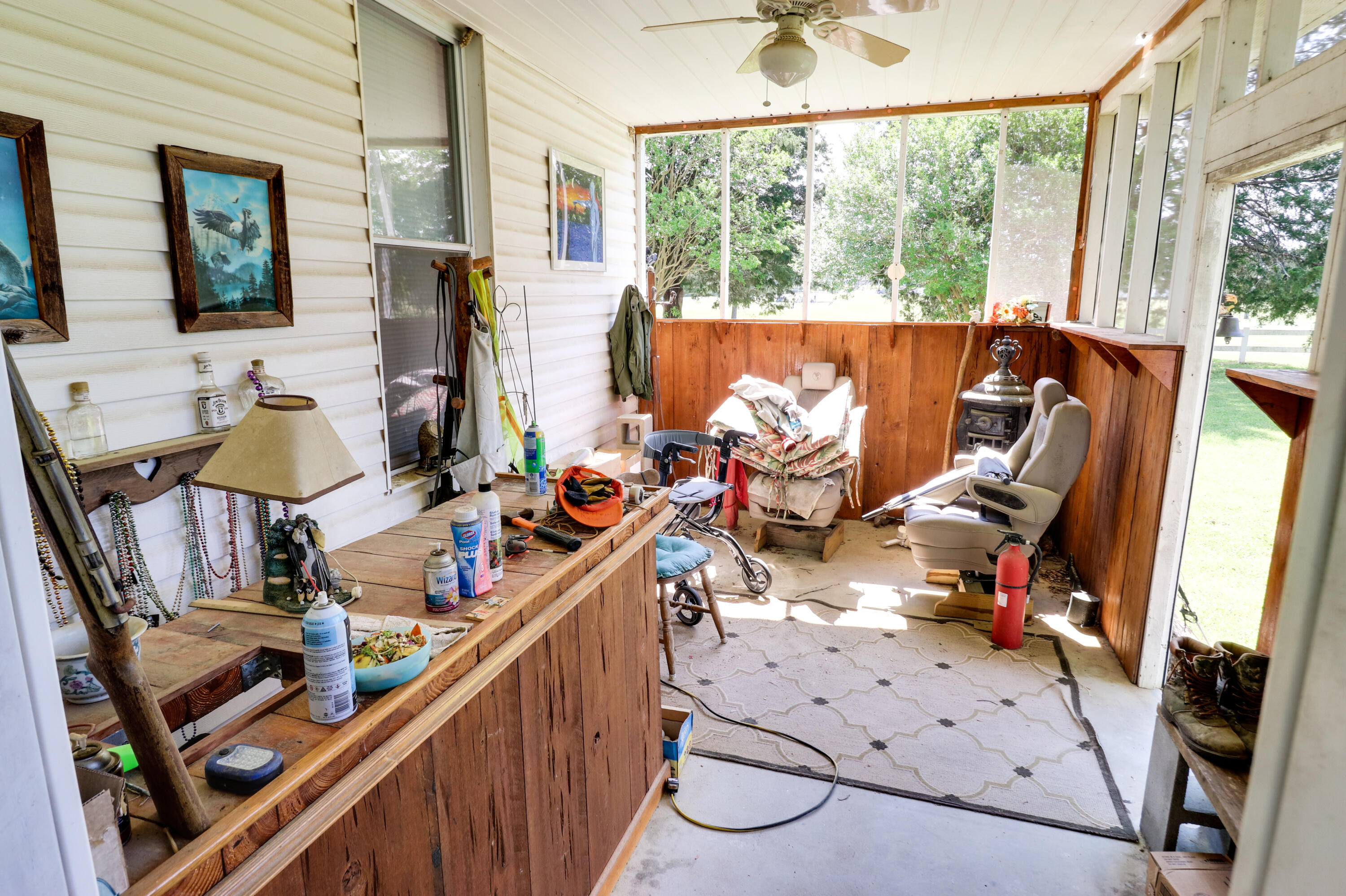 4645 Double Branches Road Lincolnton, GA 30817 - Photo 20 of 63 Enclosed back porch
