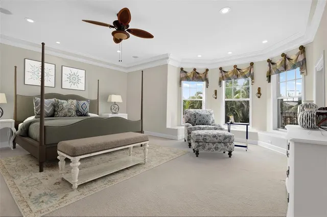 a view of a livingroom with furniture and a fireplace