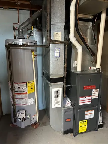 a view of storage and utility room