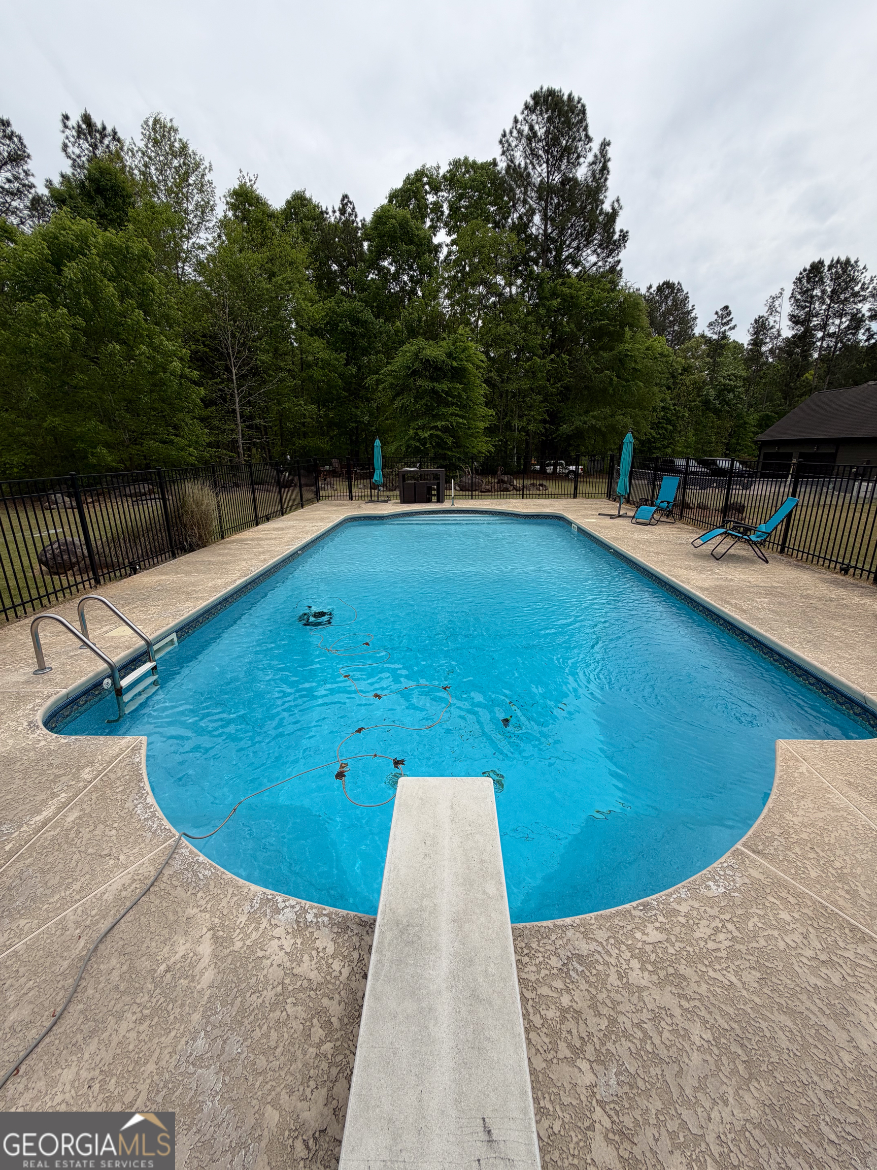 3385 Highway 83 Monticello, GA 31064 - Photo 23 of 47 a view of a swimming pool with a lounge chair