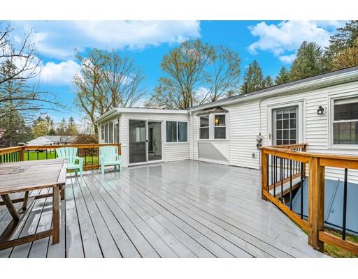 11 Enfield Road Pelham, MA 01002 - Photo 25 of 28 a view of a house with backyard wooden floor