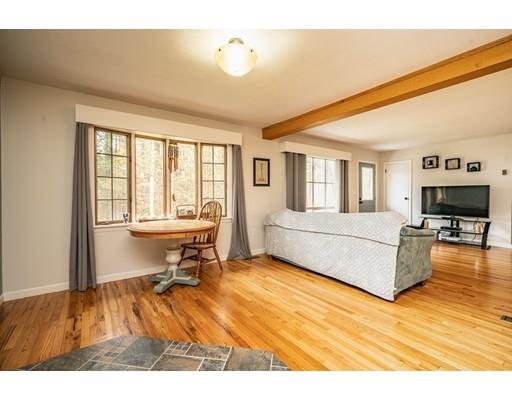 11 Enfield Road Pelham, MA 01002 - Photo 6 of 28 a living room with furniture and a flat screen tv