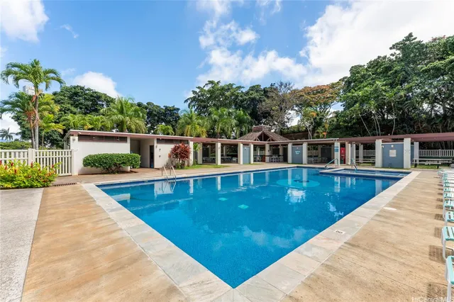 a view of a house with pool