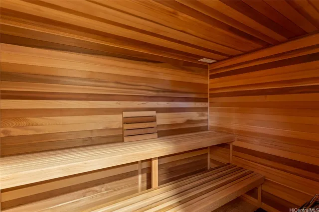 a view of wooden racks on a shelf