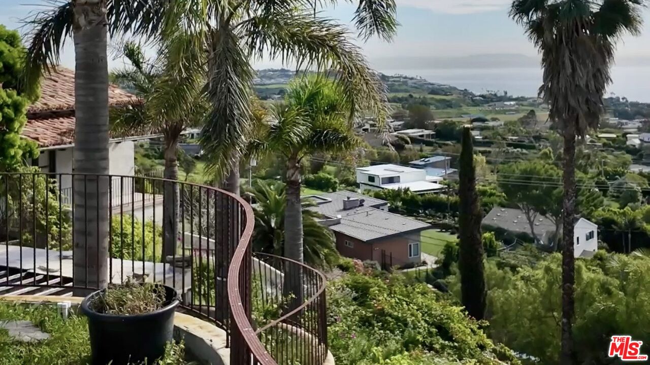 30087 Cuthbert Road Malibu, CA 90265 - Photo 3 of 8 aerial view of a house with balcony and outdoor space