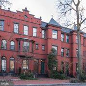 Entrance to 3022 R Street, NW - Green Door.