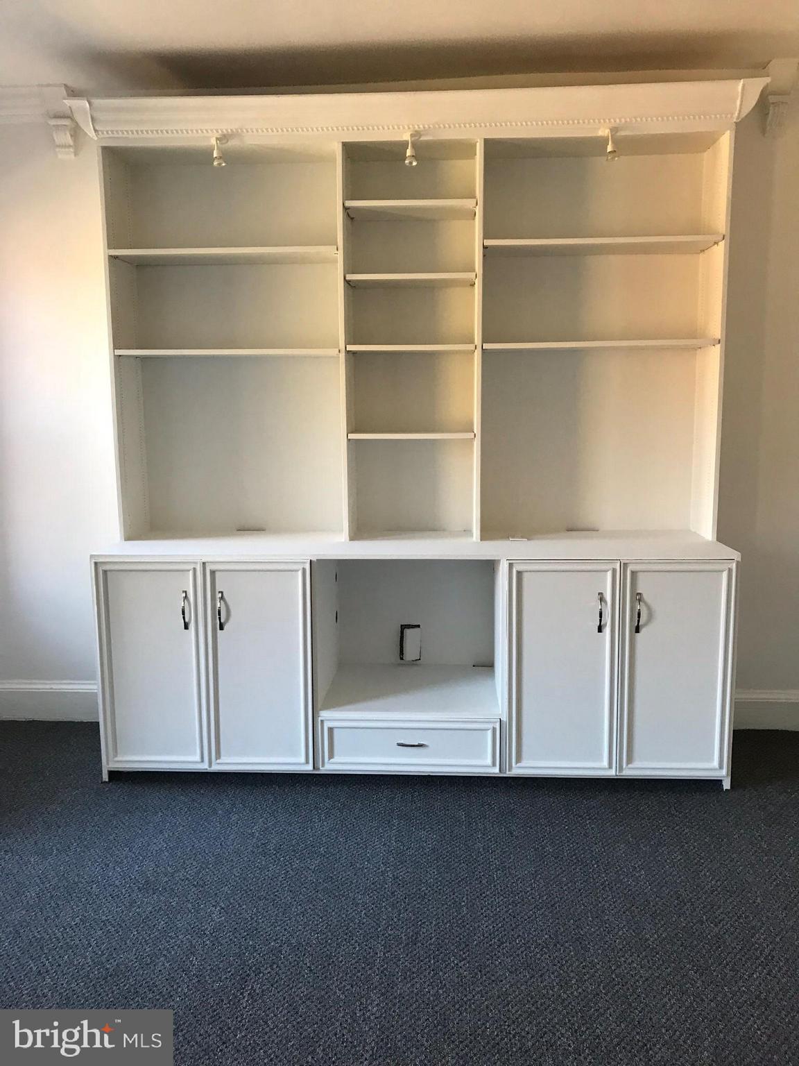 3022 R Street Northwest, Unit 3 Washington, DC 20007 - Photo 4 of 24 Bookcase in living room.