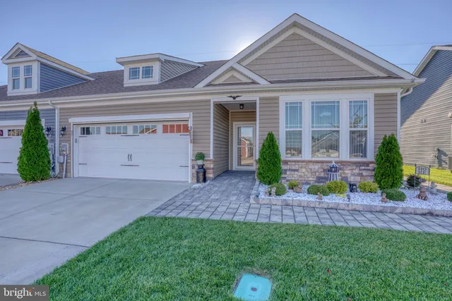 a view of a house with a yard and plants