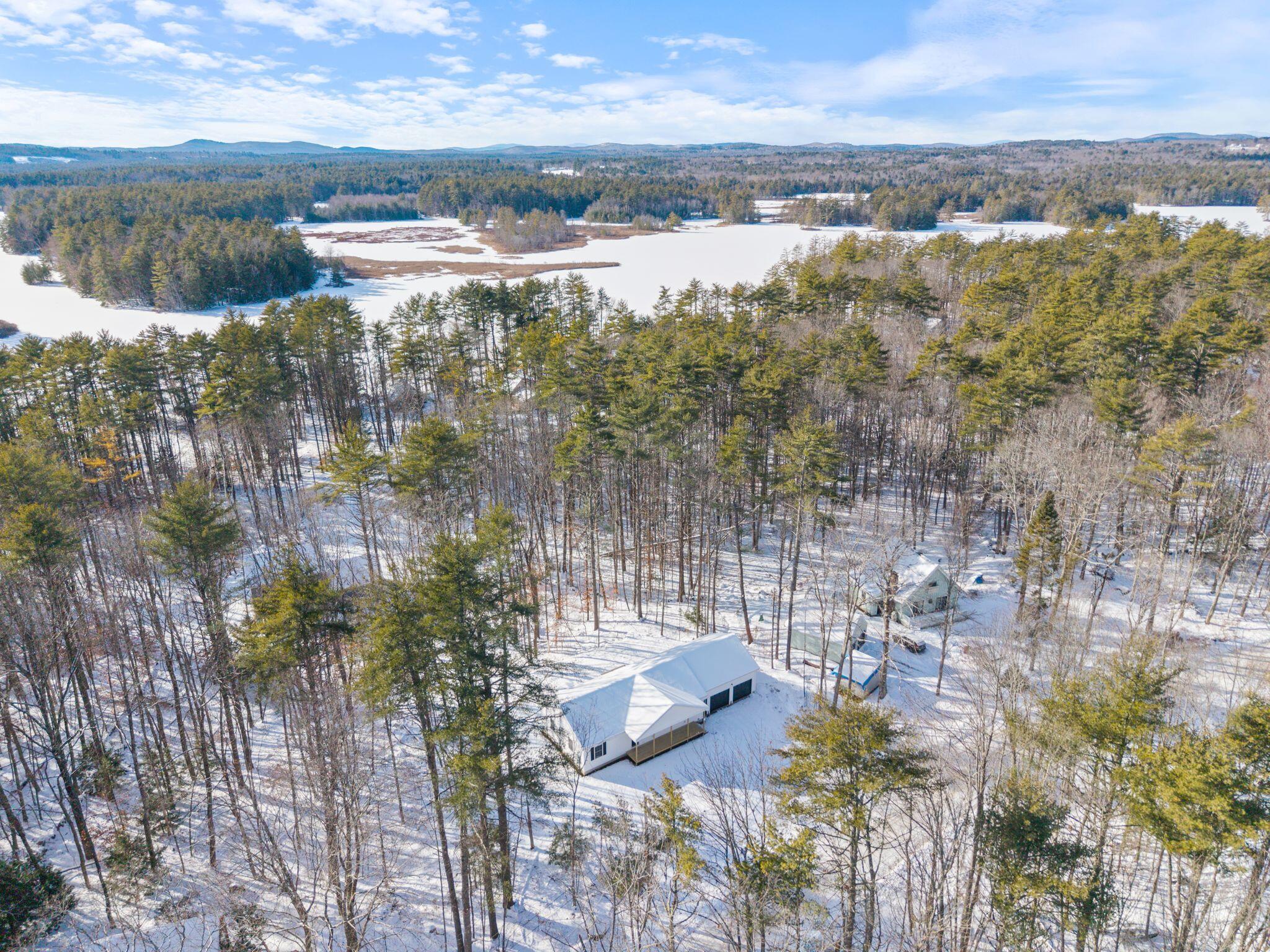 13 Quaker Lane Limerick, ME 04048 - Photo 47 of 57 Aerial, close to lake
