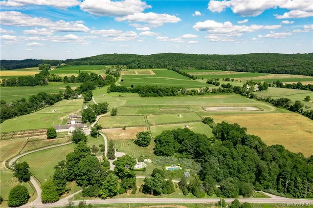 a view of a city with an ocean