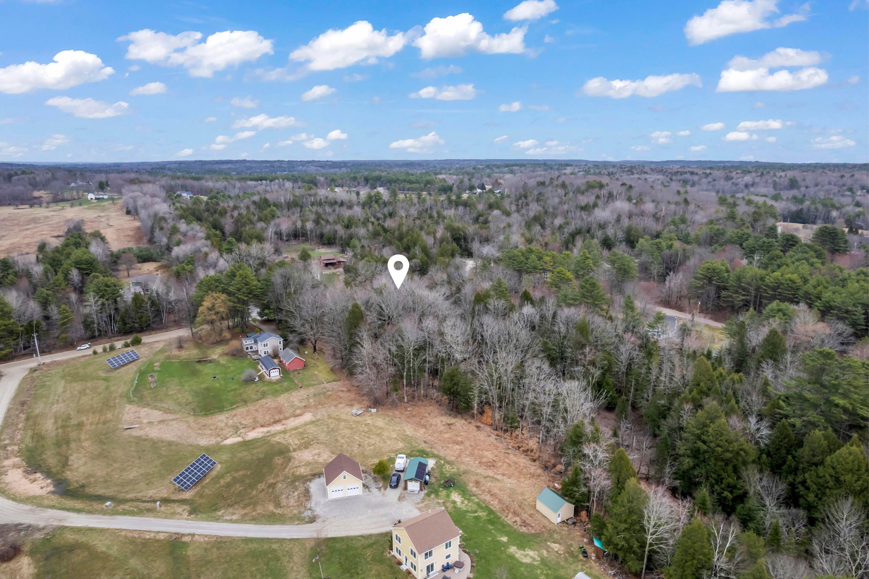 Lot # Poland Road Freeport, ME 04032 - Photo 7 of 8 Poland Road with marker
