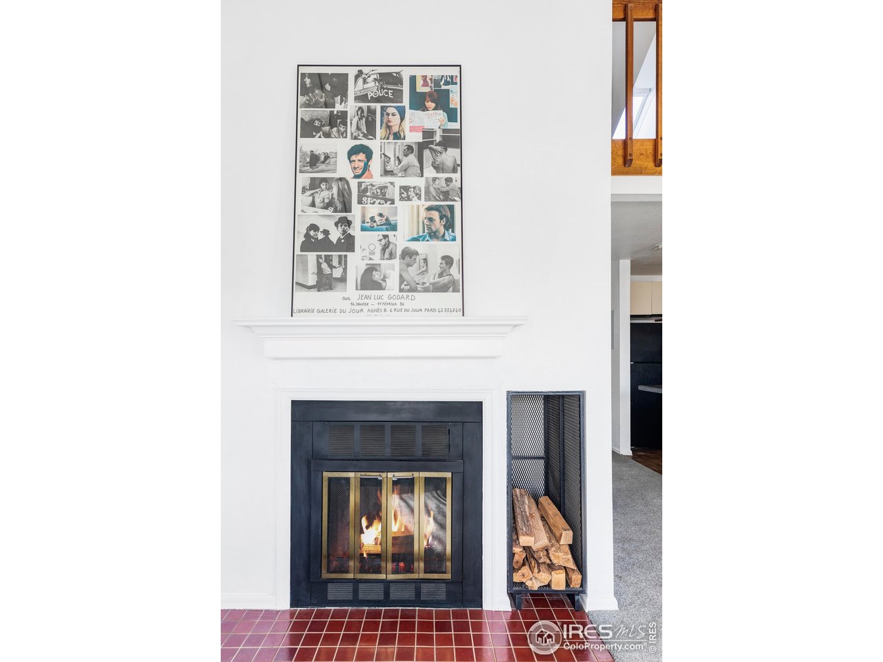 2201 Pearl Street, Unit 224 Boulder, CO 80302 - Photo 3 of 19 Wood-burning fireplace.