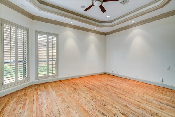 wooden floor in an empty room