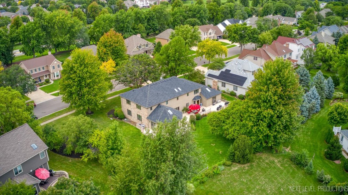 905 Merrill New Road Sugar Grove, IL 60554 - Photo 41 of 44 an aerial view of house with yard