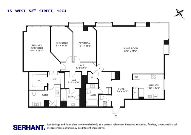 $2,500,000 | 15 West 53rd Street, Unit 12CJ | Midtown Central