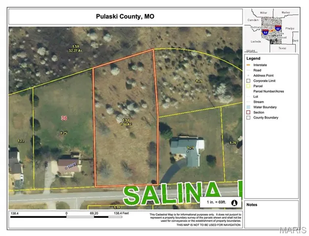 $30,500 | 0 Tract 24 Salina, Waynesville, MO 65583