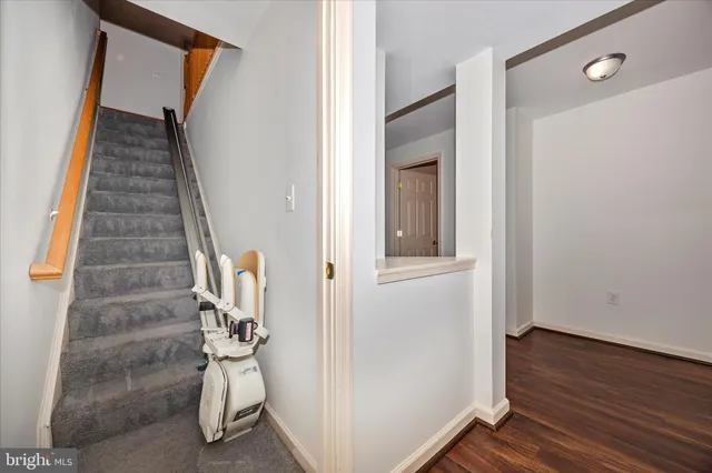 a room with furniture