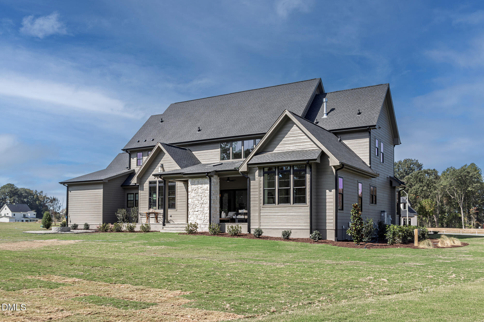 372 Firefly Overlook Pittsboro, NC 27312 - Photo 11 of 85 a view of a house with a big yard and large trees