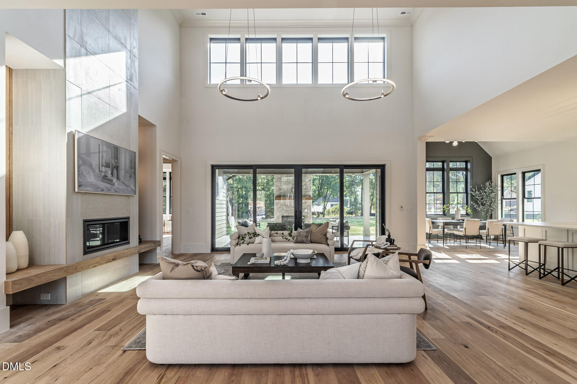 372 Firefly Overlook Pittsboro, NC 27312 - Photo 21 of 85 a living room with furniture and a fireplace
