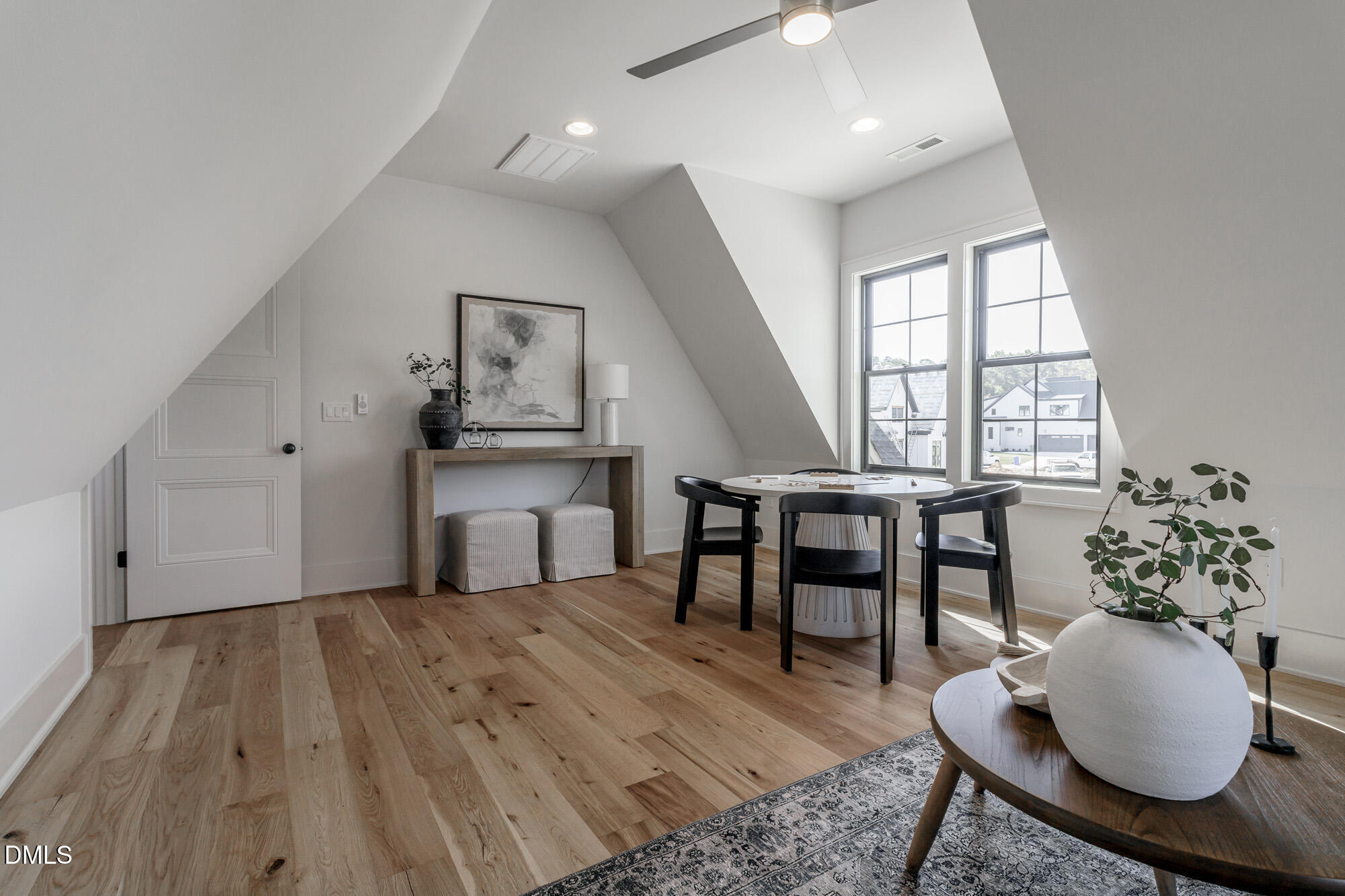 372 Firefly Overlook Pittsboro, NC 27312 - Photo 68 of 85 a workspace with furniture window and wooden floor