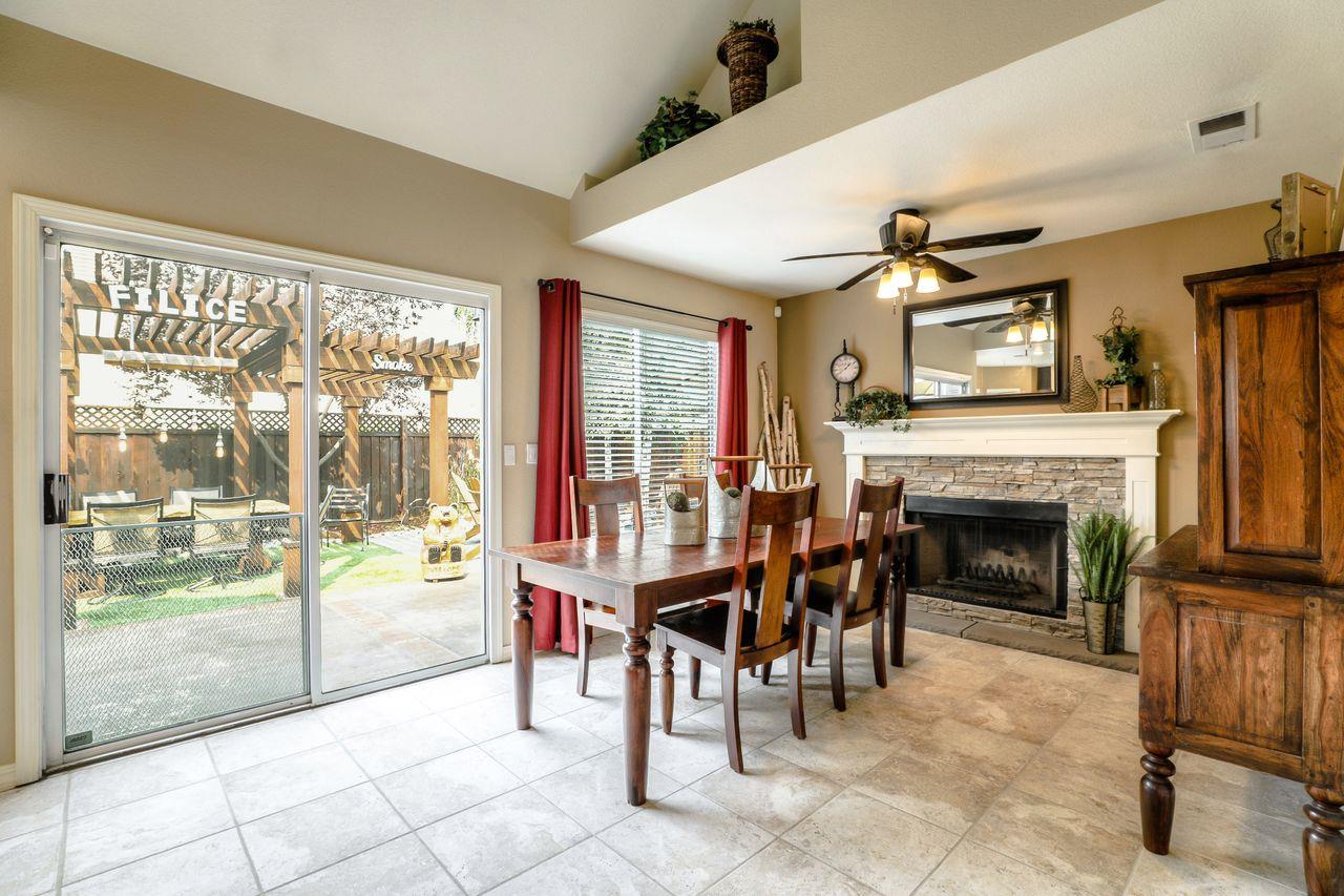 1645 Klipspringer Drive San Jose, CA 95124 - Photo 14 of 47 a view of a livingroom with furniture and a fireplace