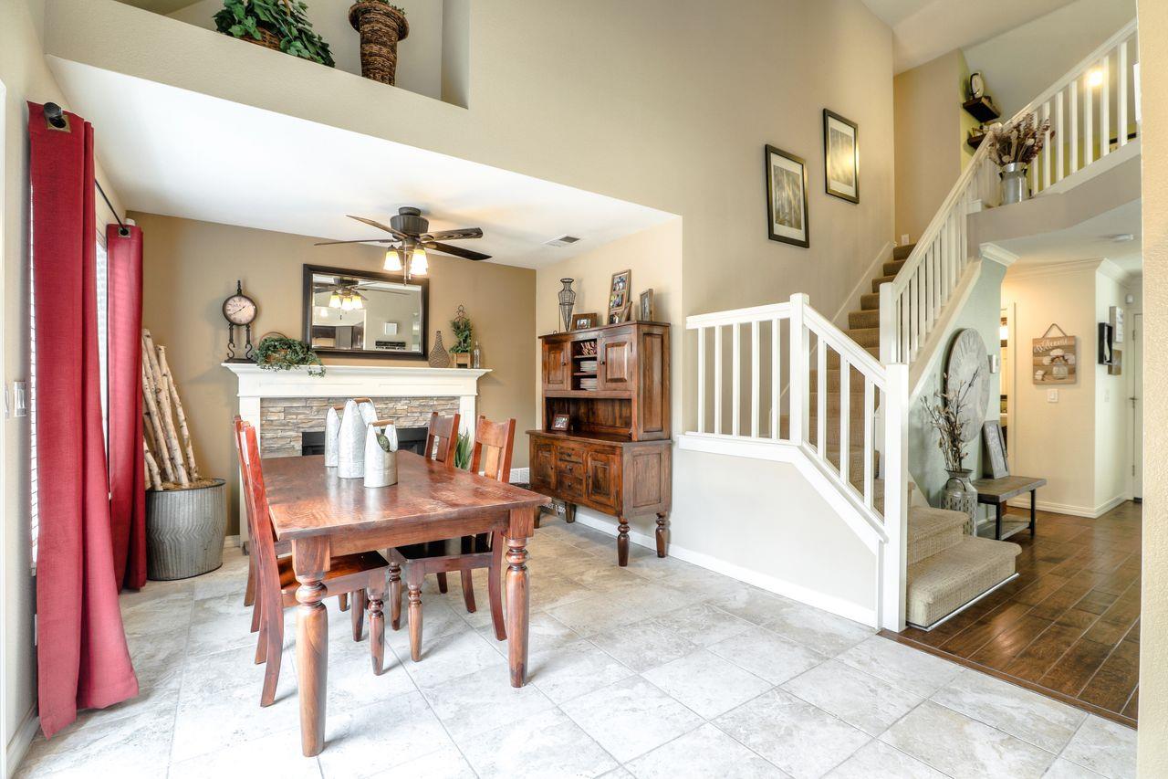 1645 Klipspringer Drive San Jose, CA 95124 - Photo 17 of 47 a view of a livingroom with furniture and a fireplace