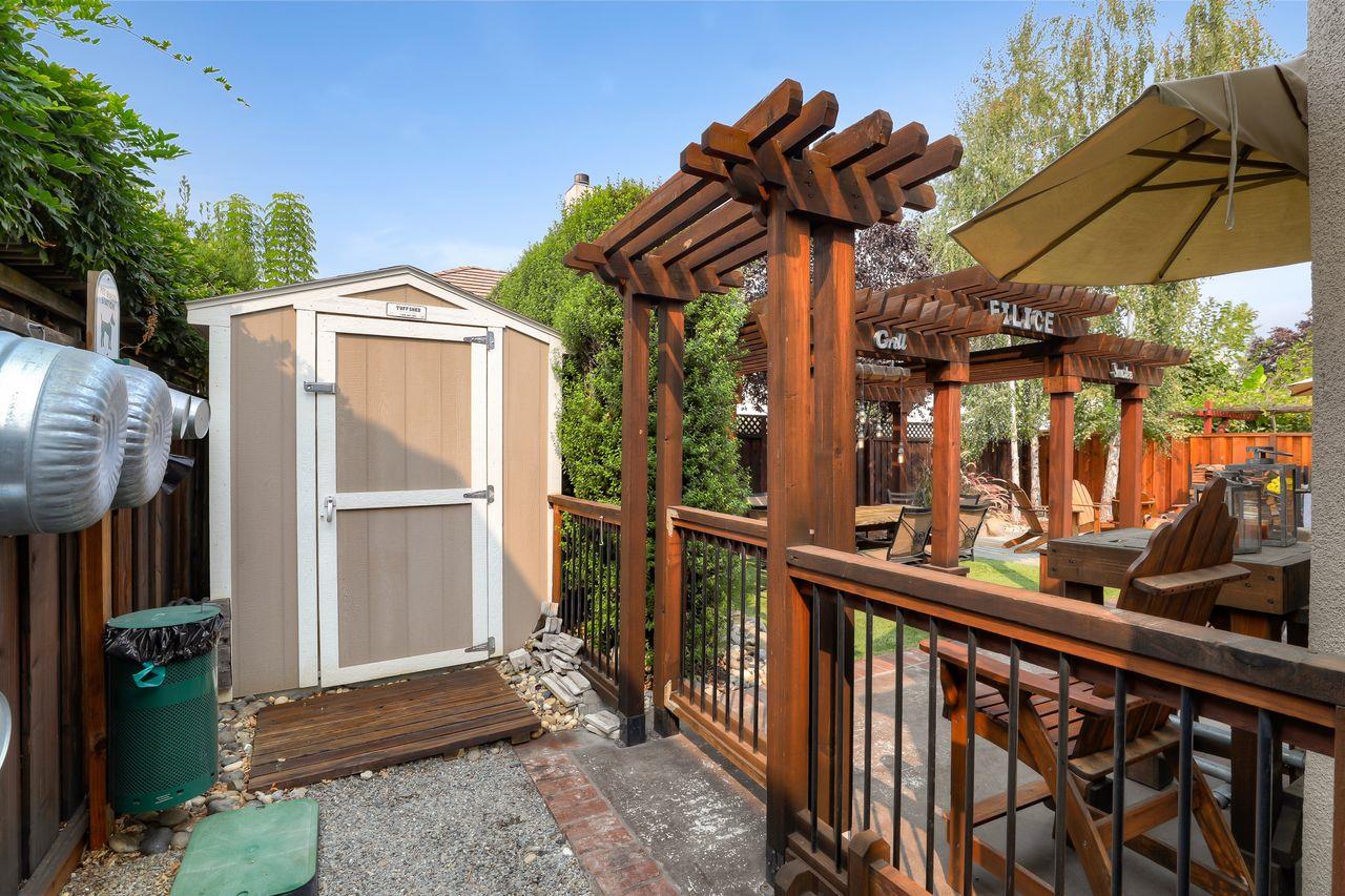 1645 Klipspringer Drive San Jose, CA 95124 - Photo 39 of 47 a view of a house with a iron gate