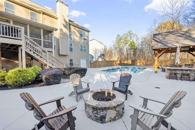 a view of a house with a sink