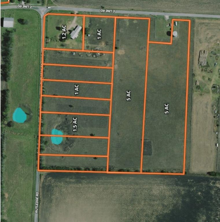 Lot 5 Rutledge Road Whitewright, TX 75491 - Photo 9 of 9 Map / location with property boundaries highlighted