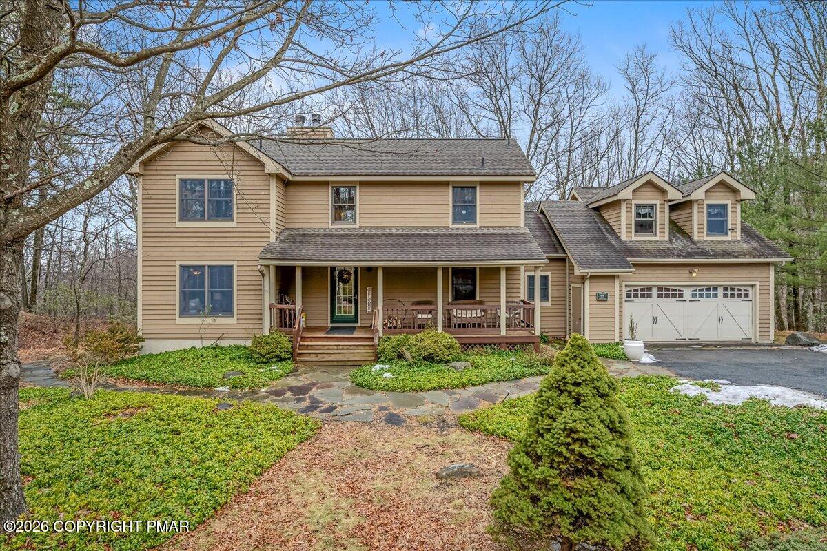 723 Lower Deer Valley Road Tannersville, PA 18372 - Photo 58 of 58 a front view of a house with garden
