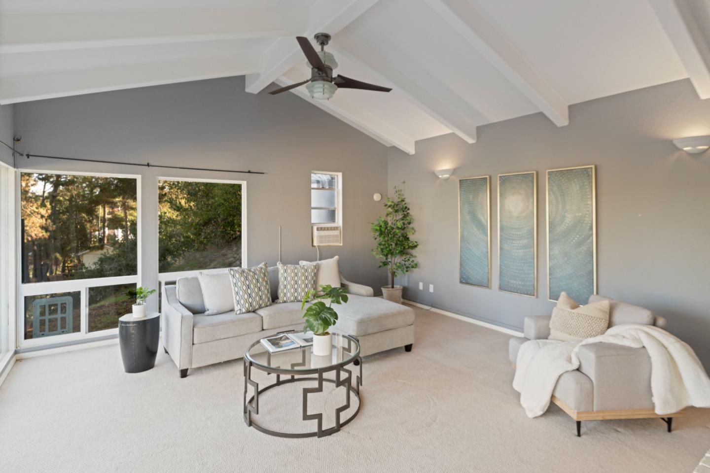 112 Alto Sol Court Scotts Valley, CA 95066 - Photo 4 of 58 a living room with furniture and a large window