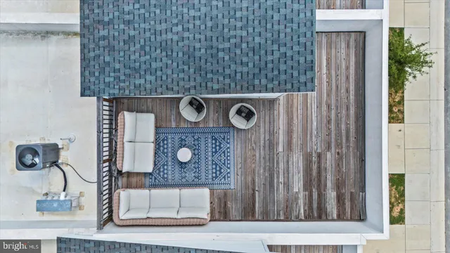 a view of a swimming pool with a yard