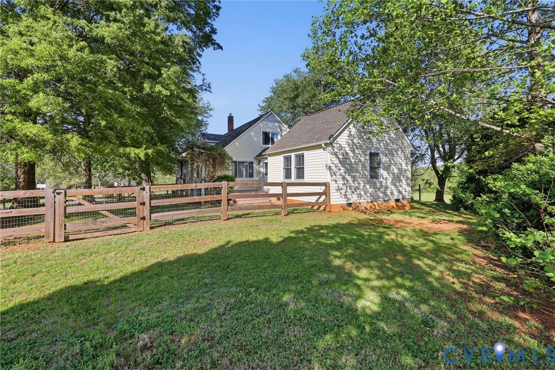 334 Pump Road New Canton, VA 23123 - Photo 28 of 74 a view of a house with a yard porch and sitting area